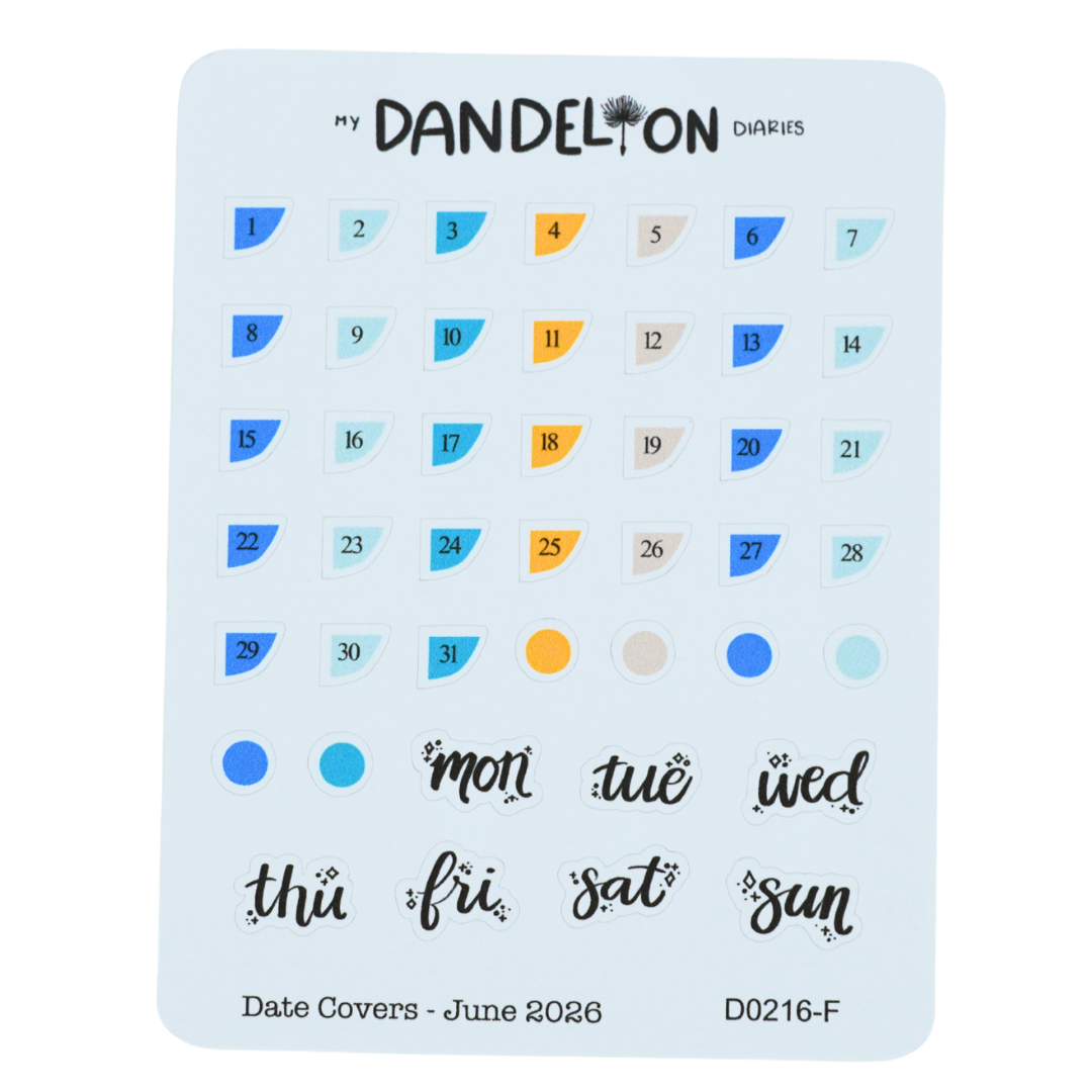 Date Covers - 2026 Collection