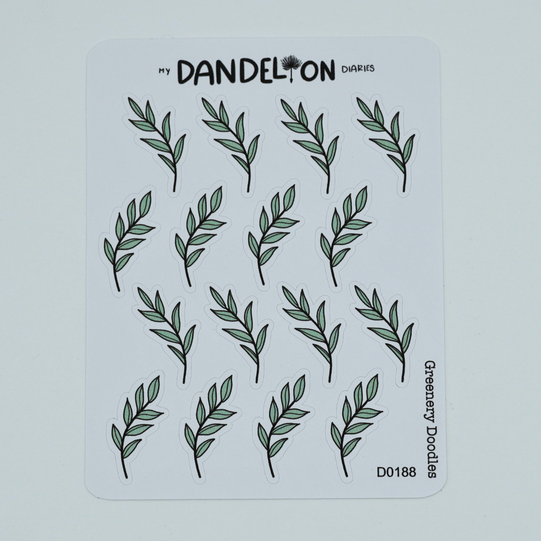 Greenery Doodles