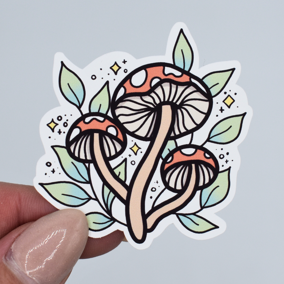 Magical Mushrooms Die Cut
