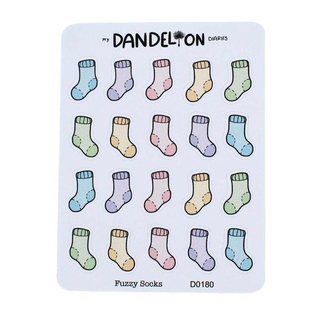 Fuzzy Socks Doodles