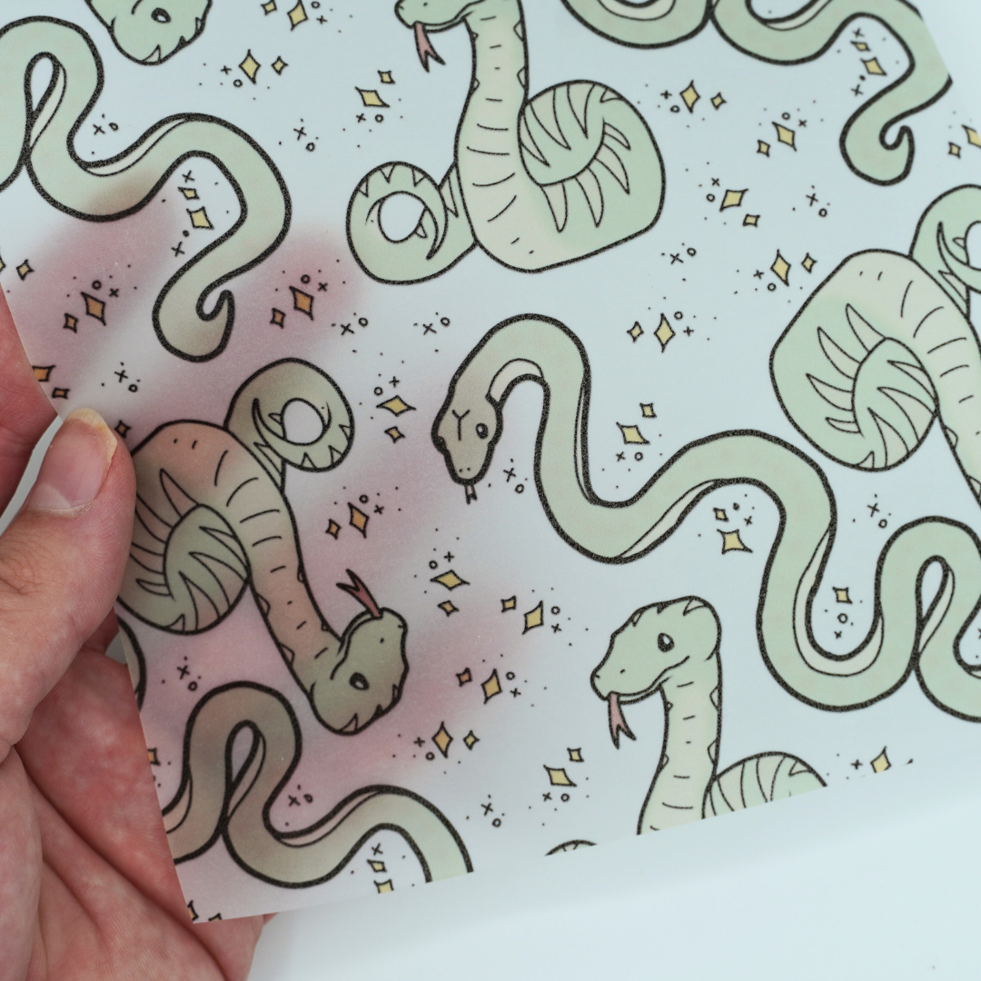 Year of the Snake Doodle Vellum