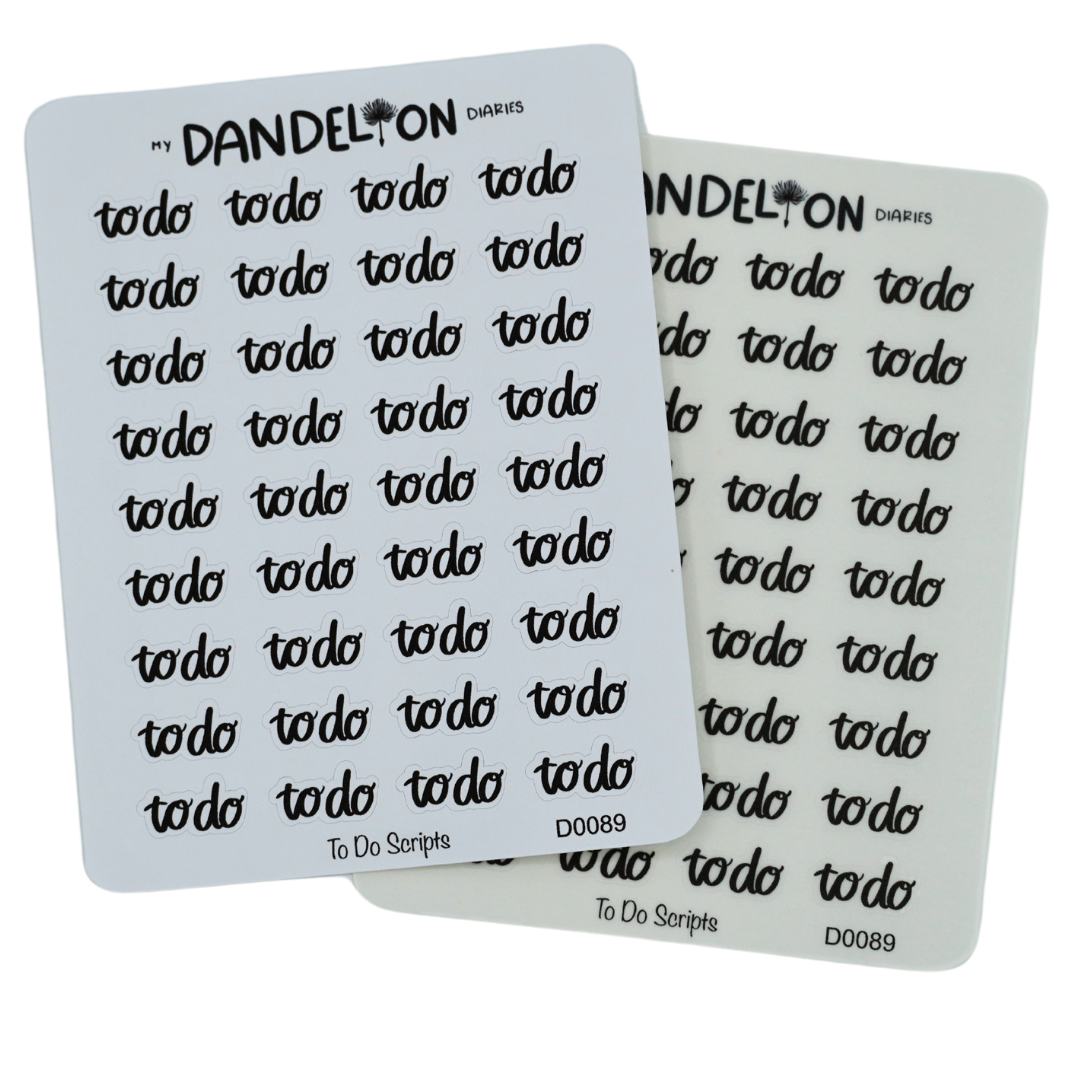To Do - Handlettering