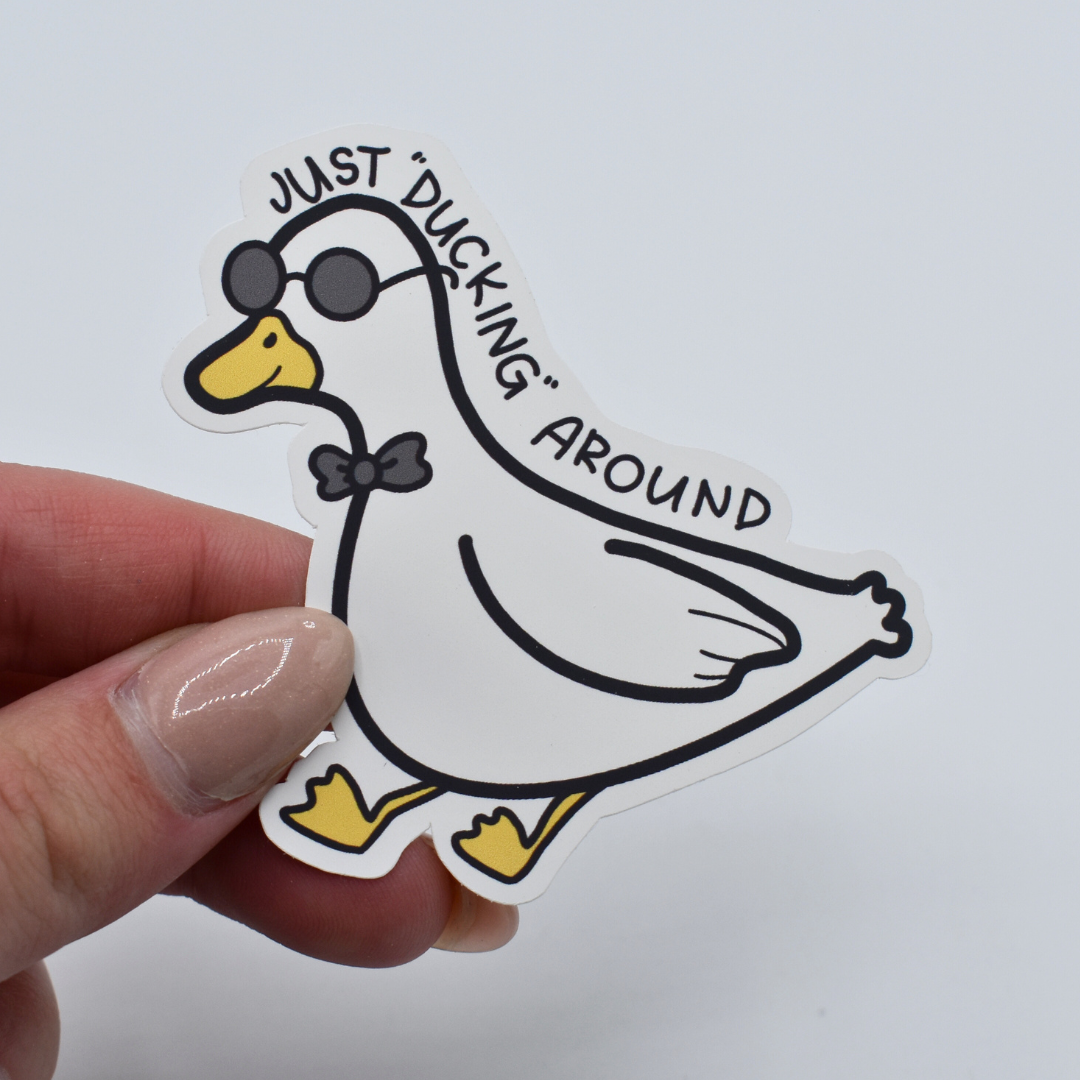 Just Ducking Around Duck Die Cut
