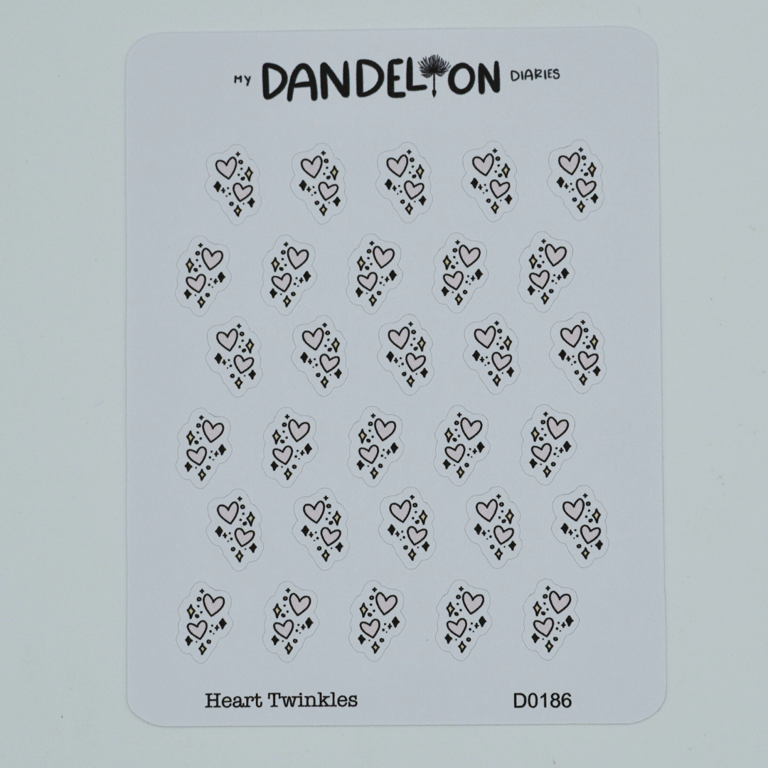 Heart Twinkle Doodles