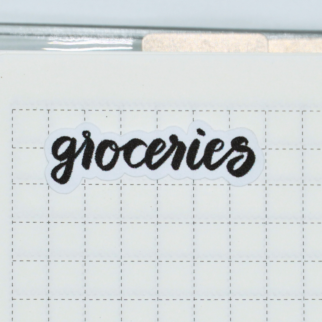 Groceries - Handlettering