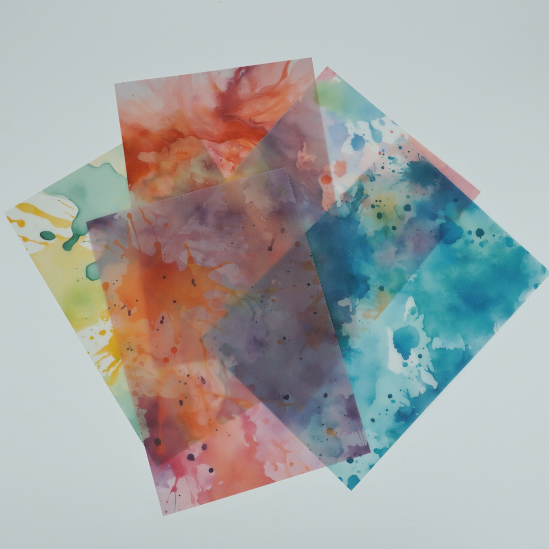 Pastel Inky Vellums