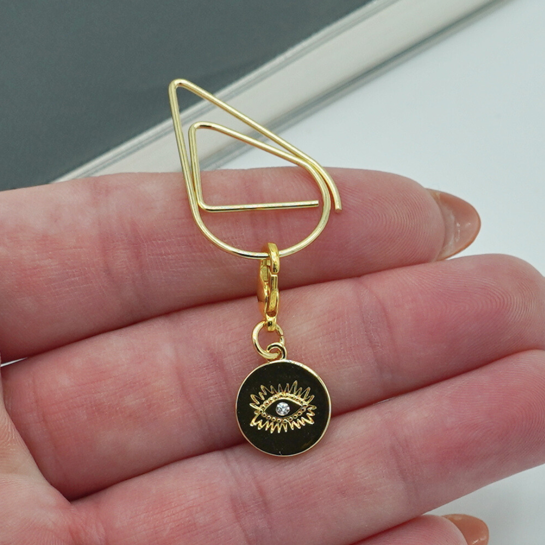 Gold Third Eye Coin - Charmed Paperclip