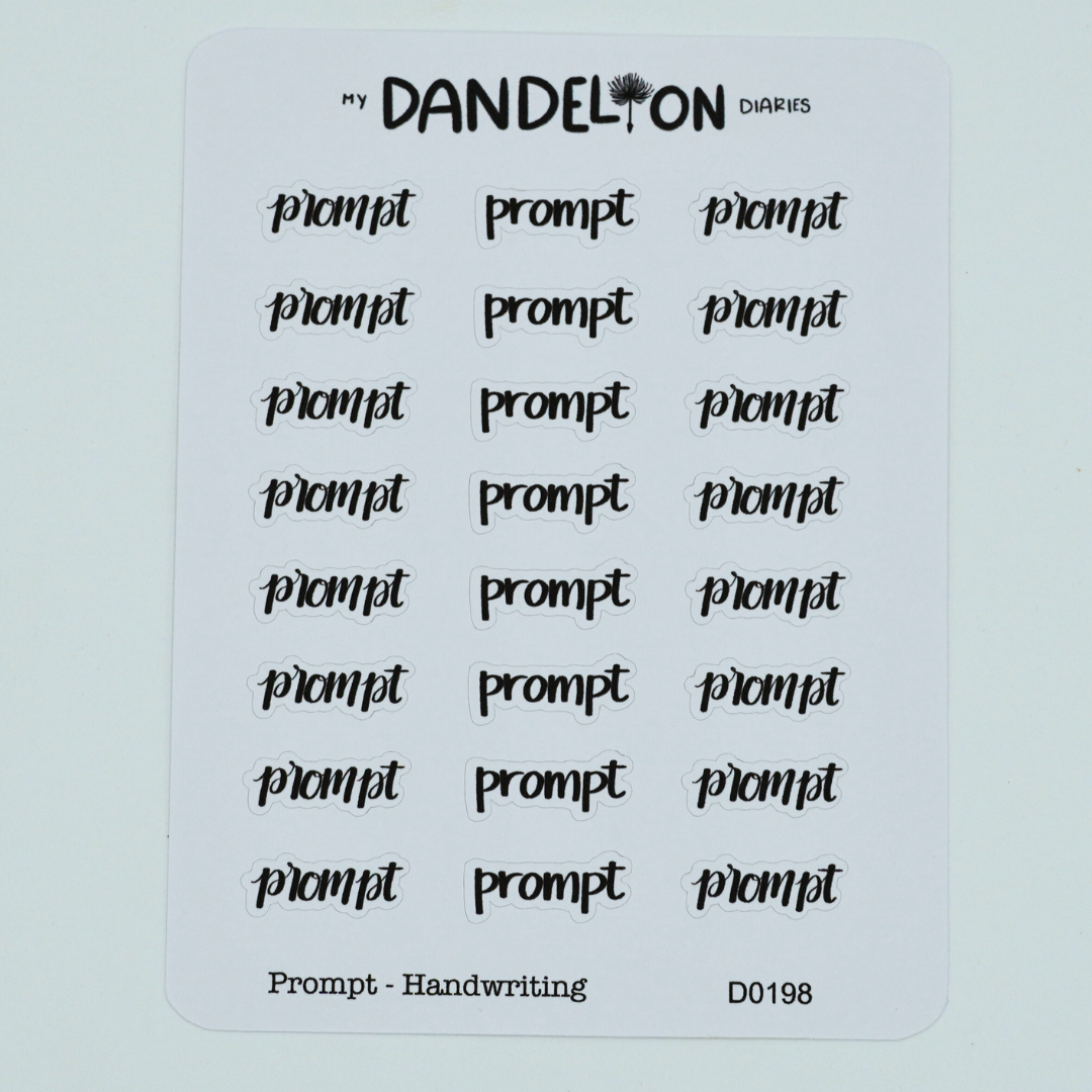 Prompt - Handlettering