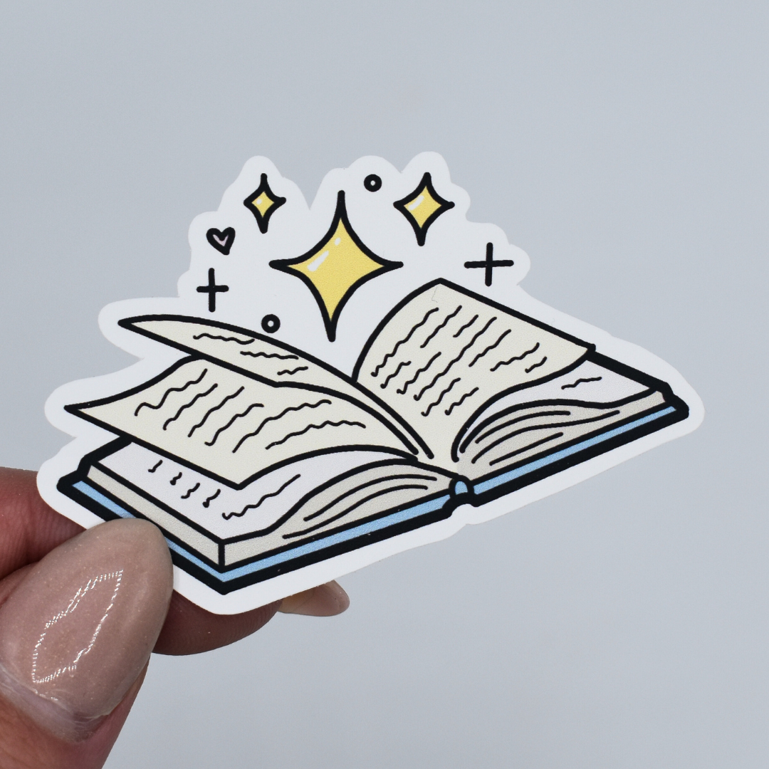 Sparkling Book Die Cut