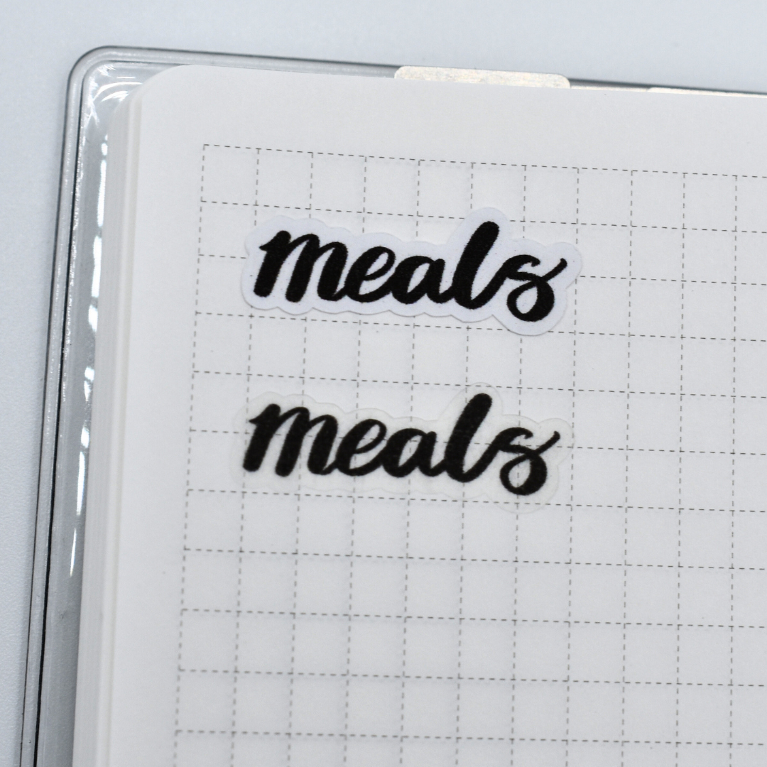 Meals - Handlettering
