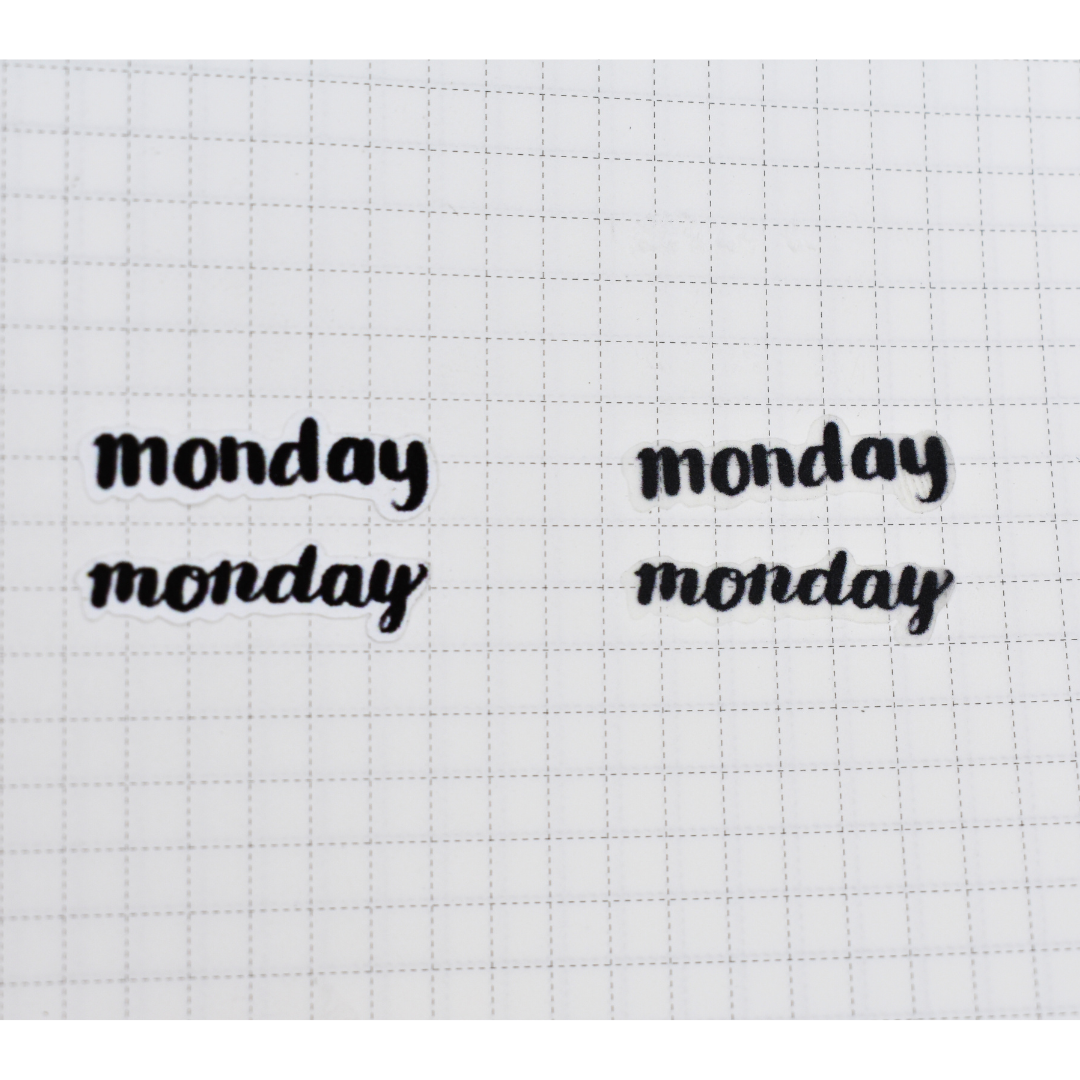 Weekdays - Handlettering