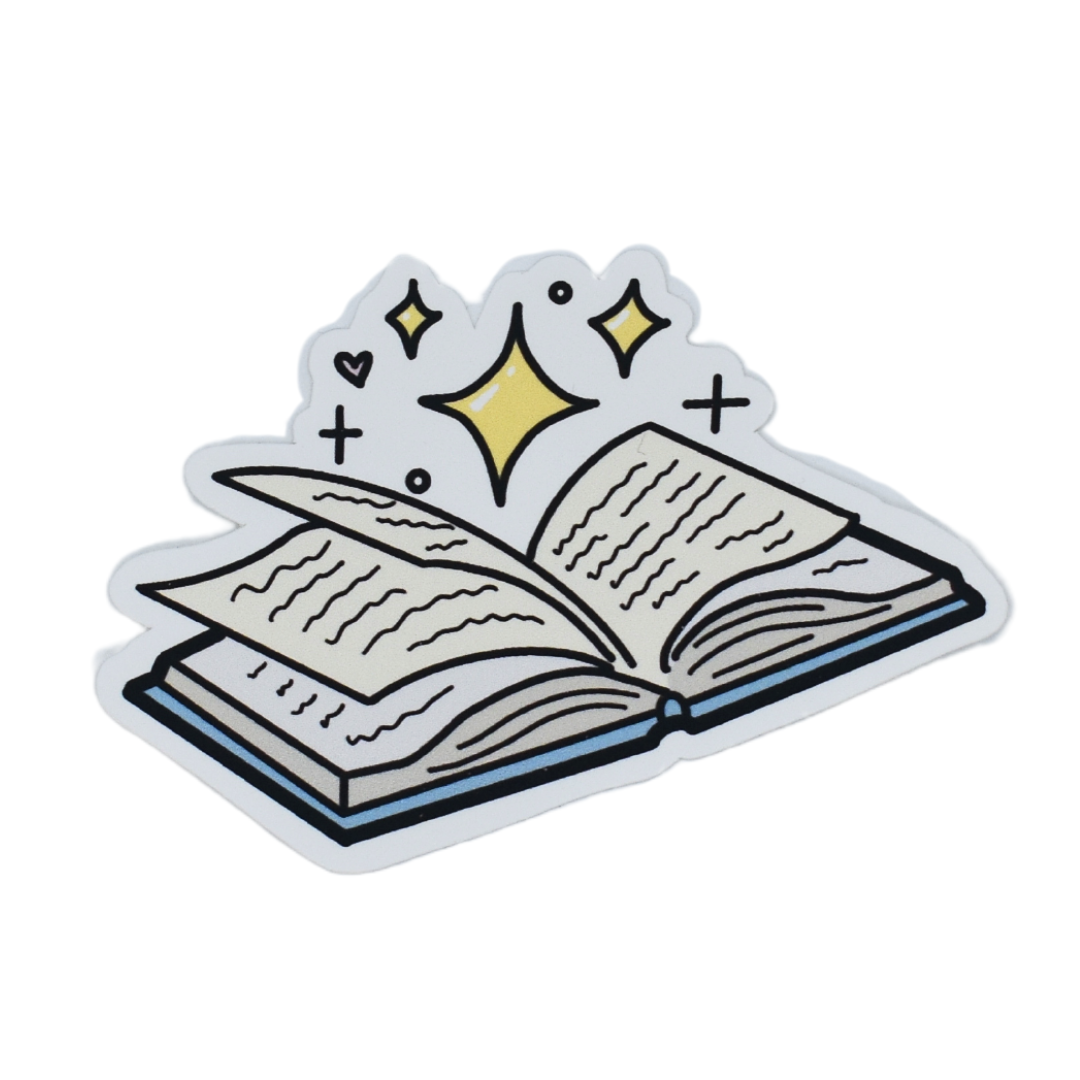 Sparkling Book Die Cut