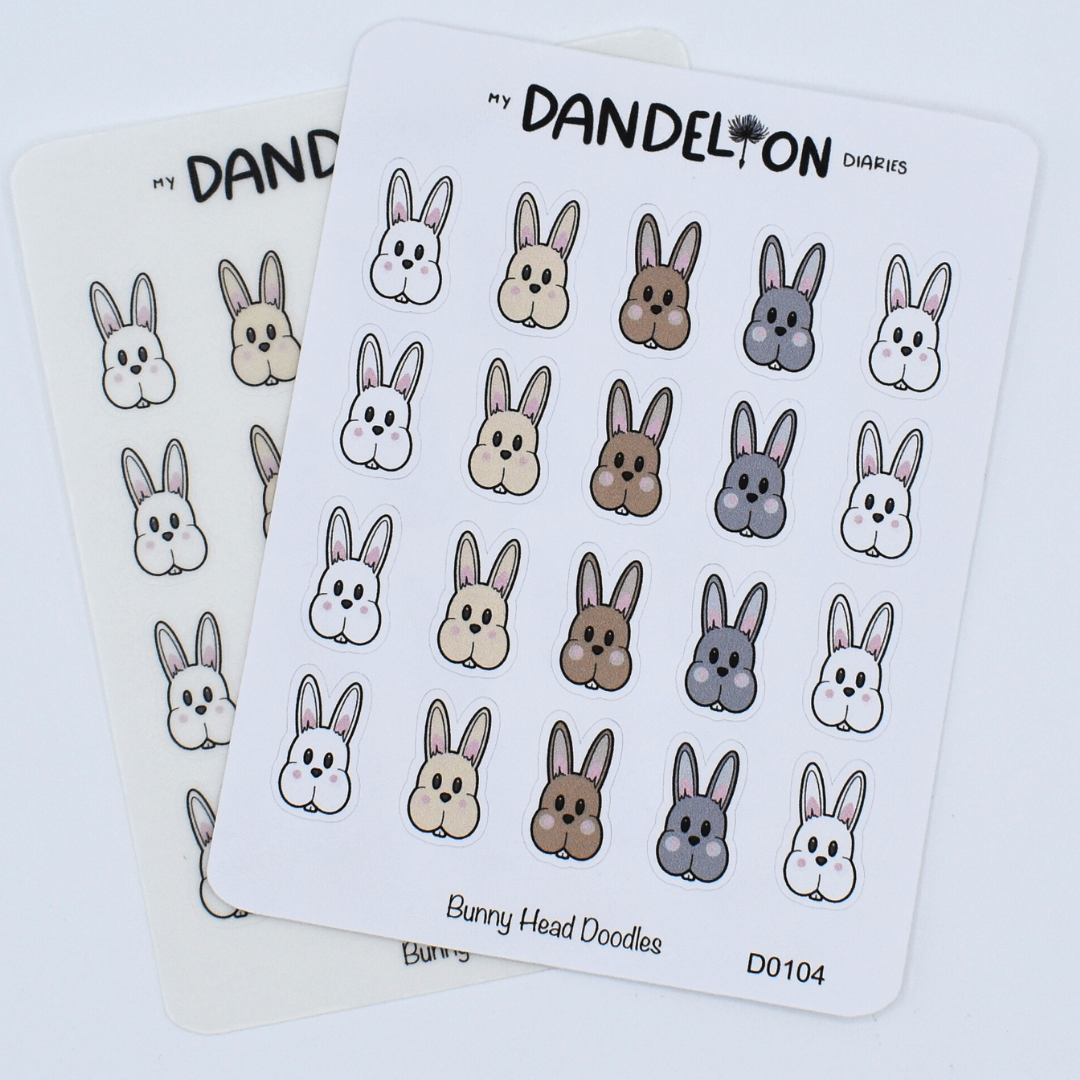 Bunny Head Doodles