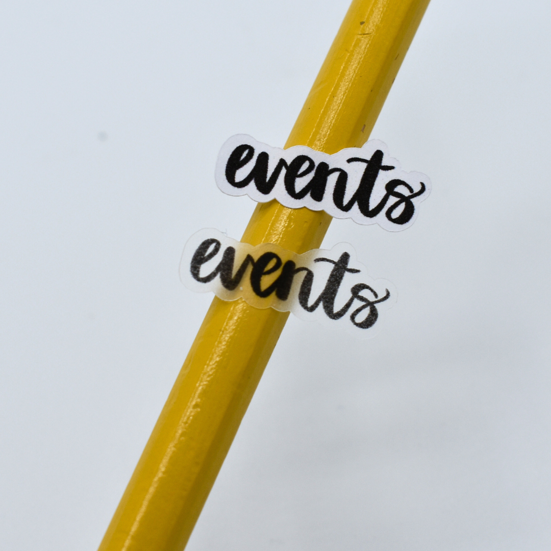 Events - Handlettering