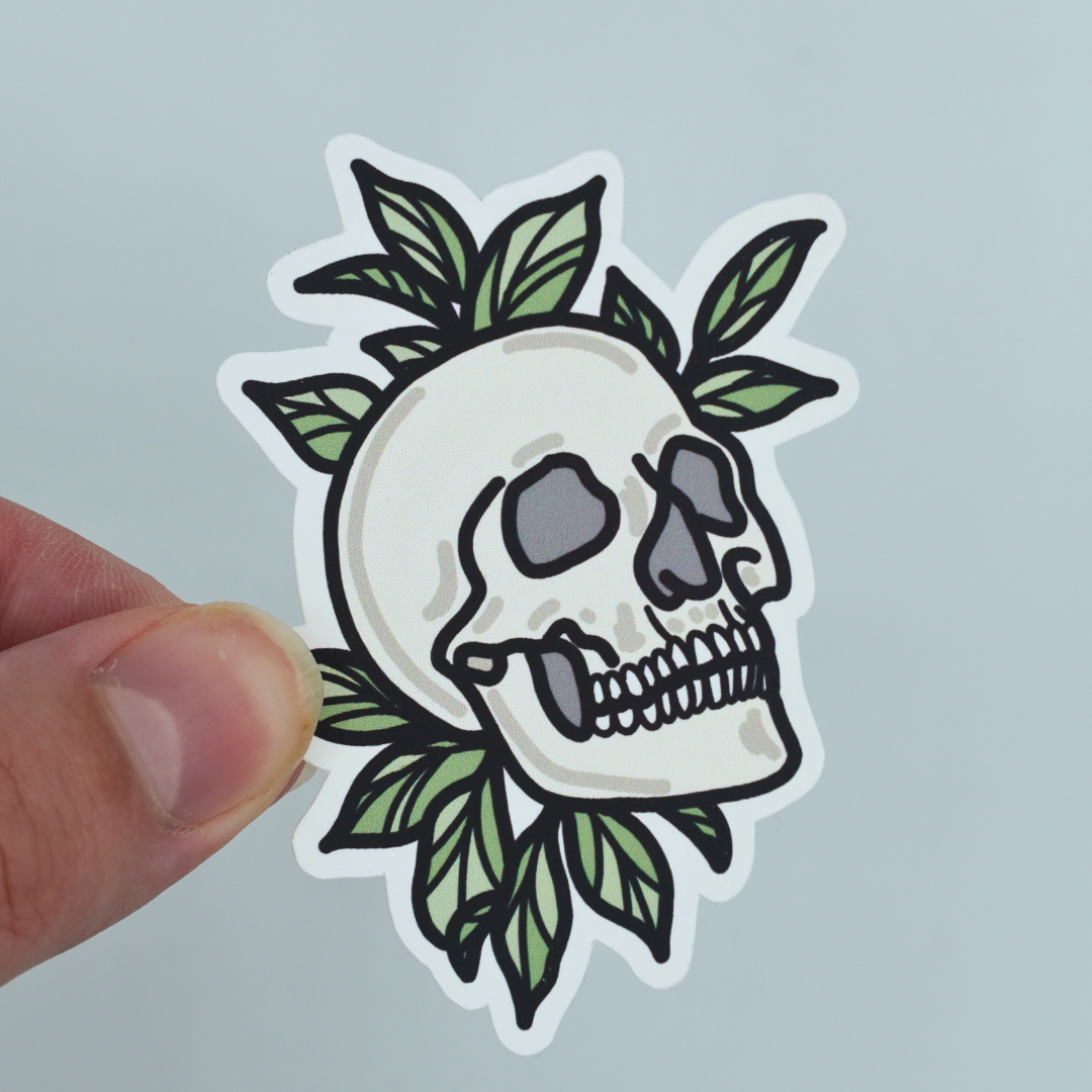 Skullie Head Die Cut