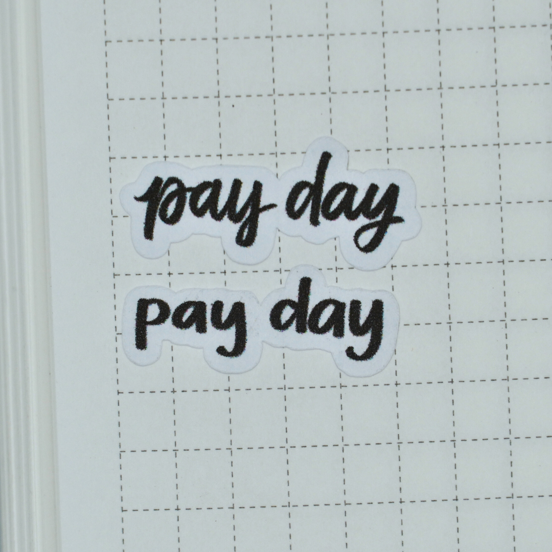 Pay Day - Handlettering