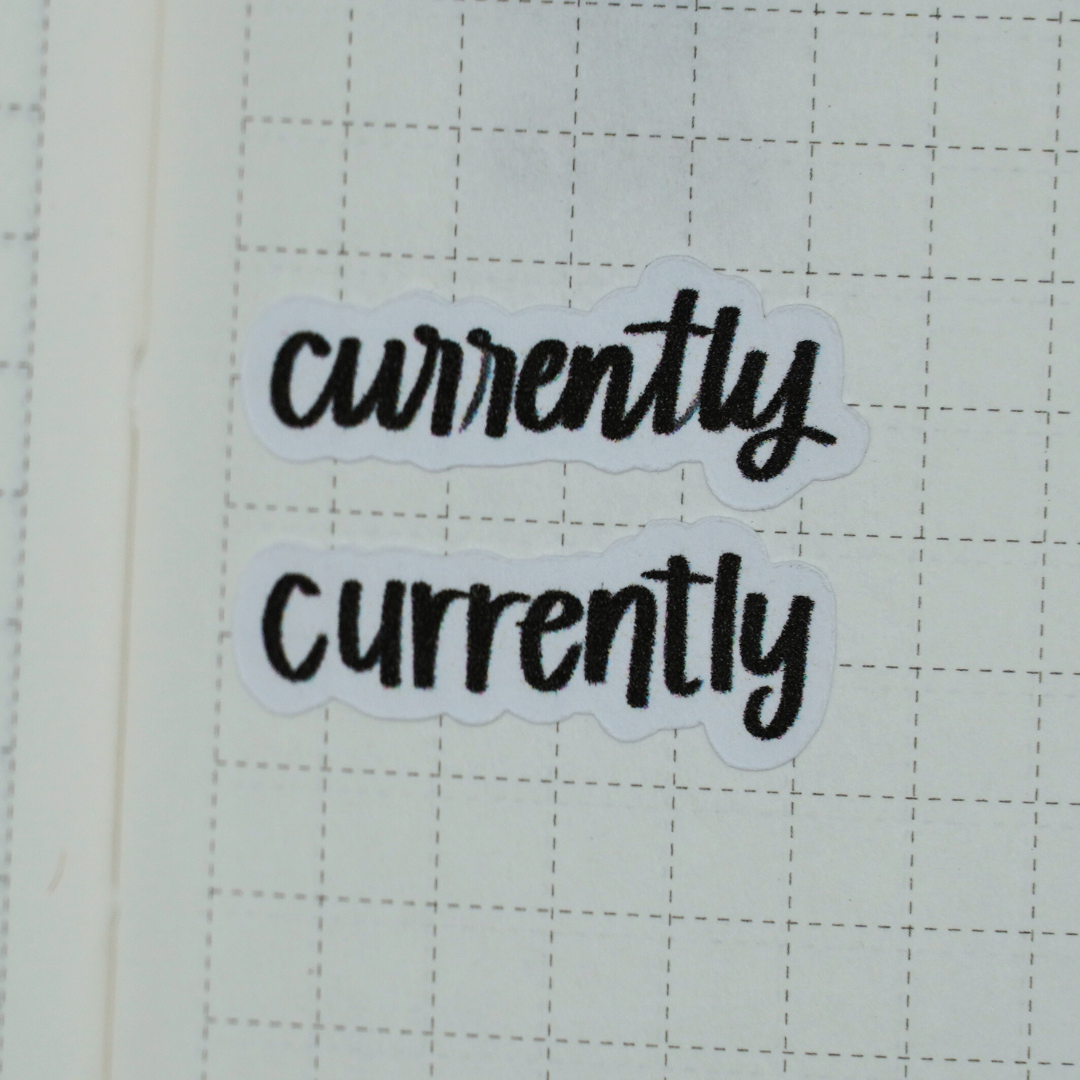 Currently - Handlettering