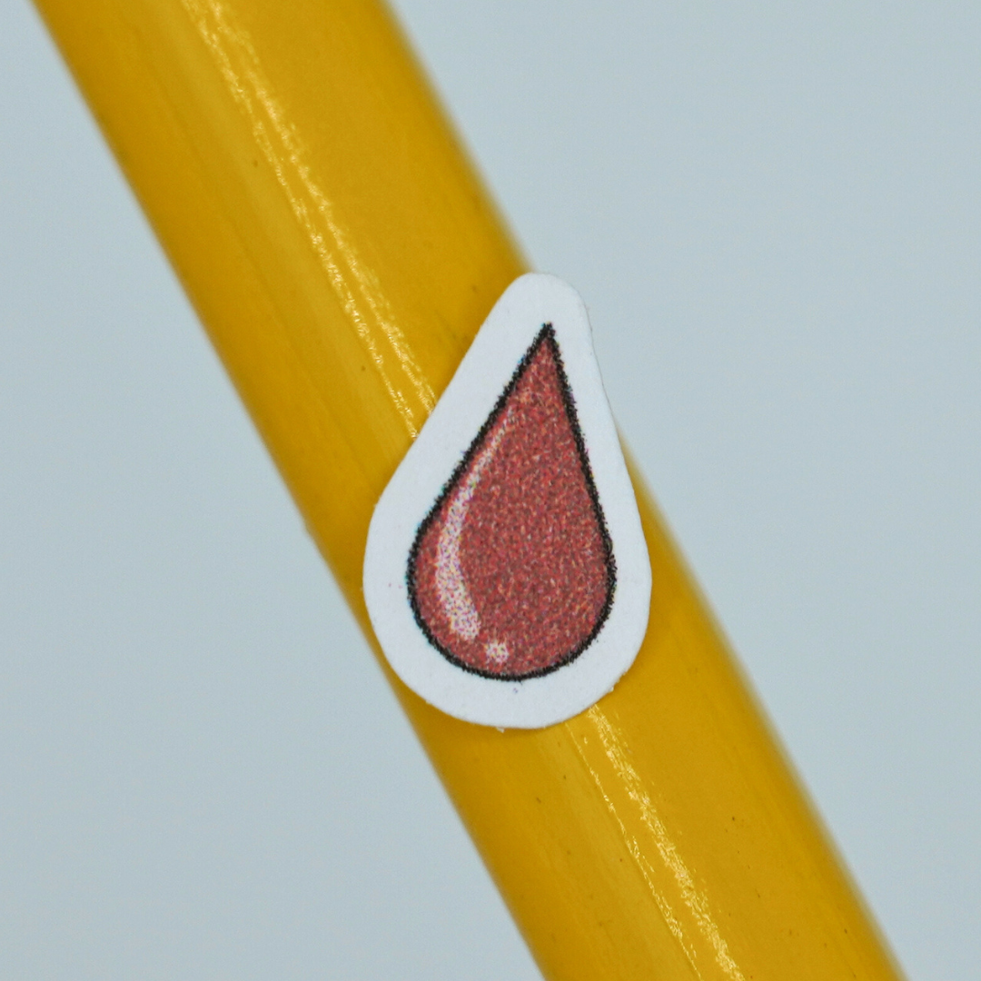 Red Droplet Icon Stickers