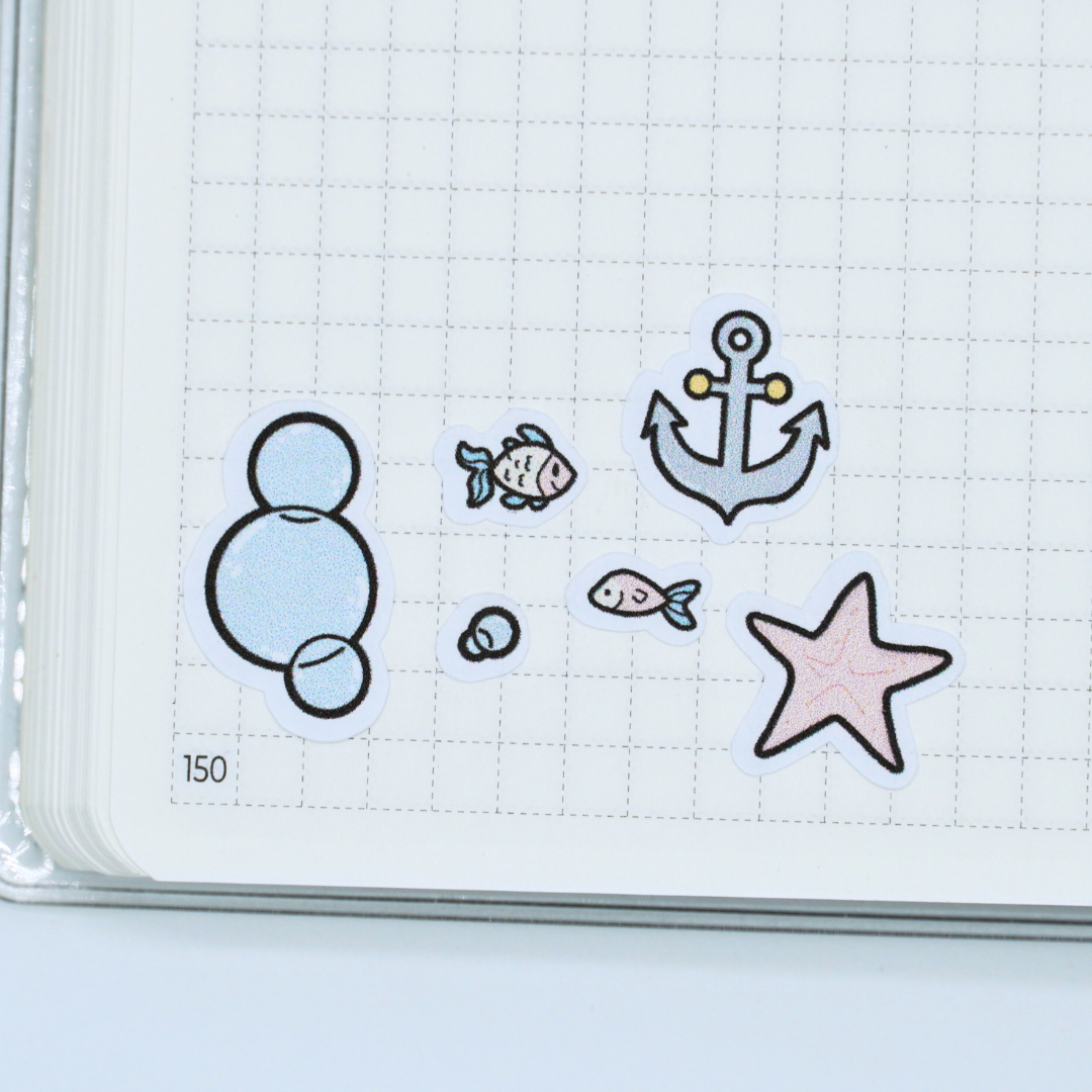 A Day on the Sea Mini Stickers
