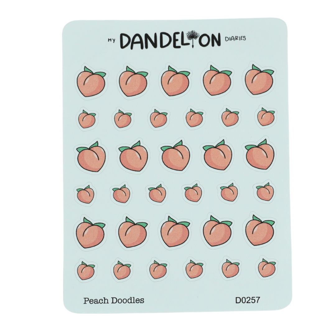 Peach Doodles