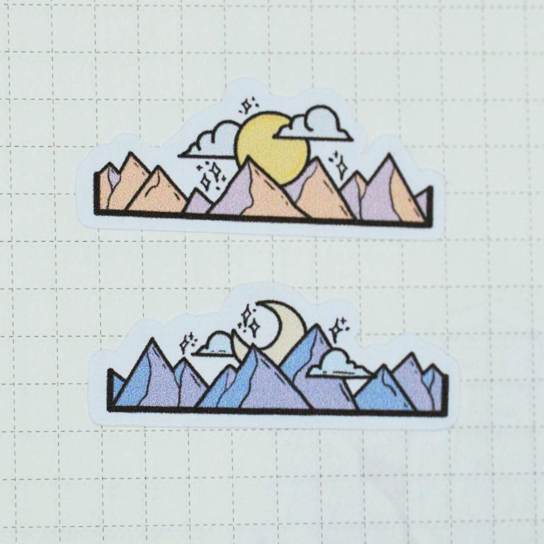 Day and Night Doodle Headers