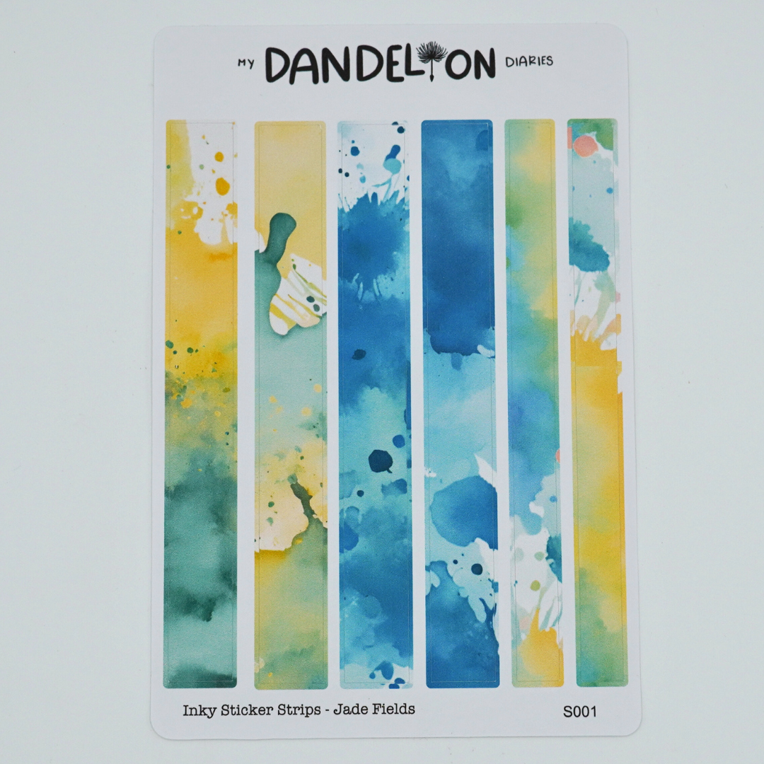 Jade Fields Inky Strip Stickers