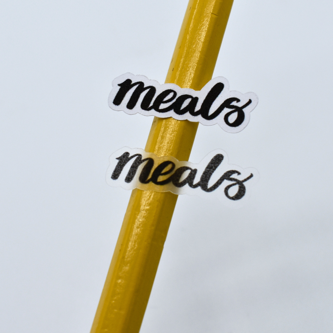 Meals - Handlettering