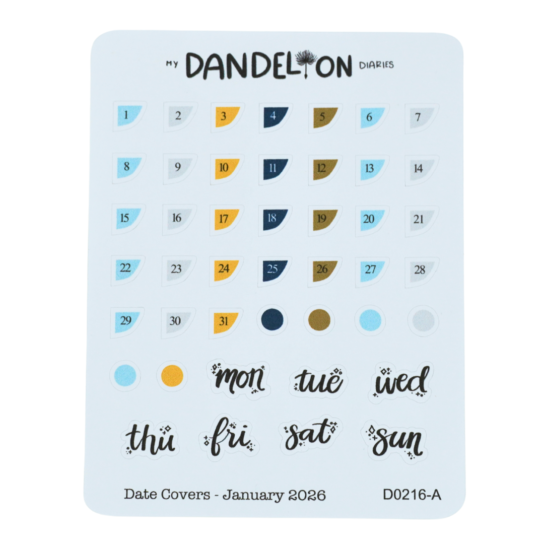 Date Covers - 2026 Collection