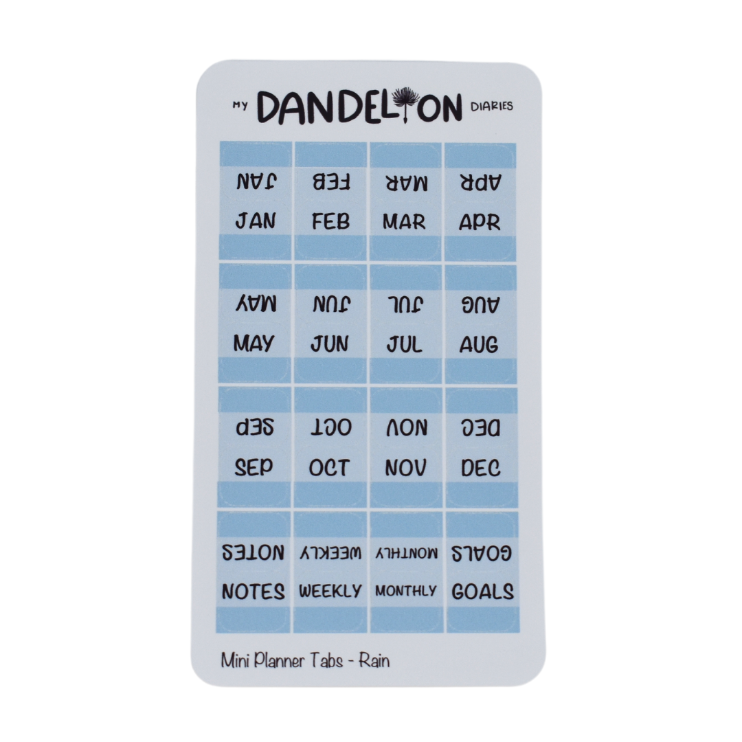 Mini Planner Tabs