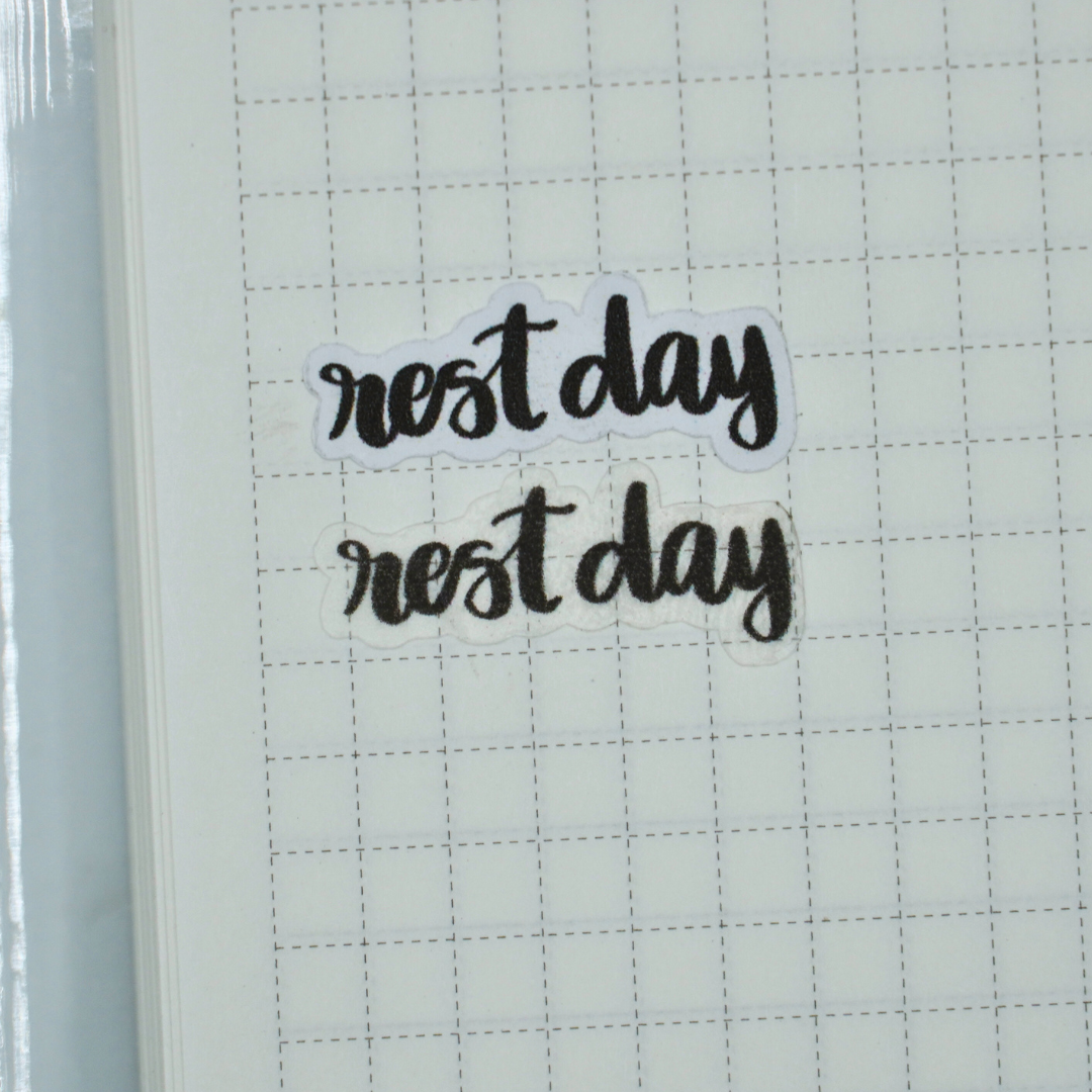 Rest Day - Handlettering