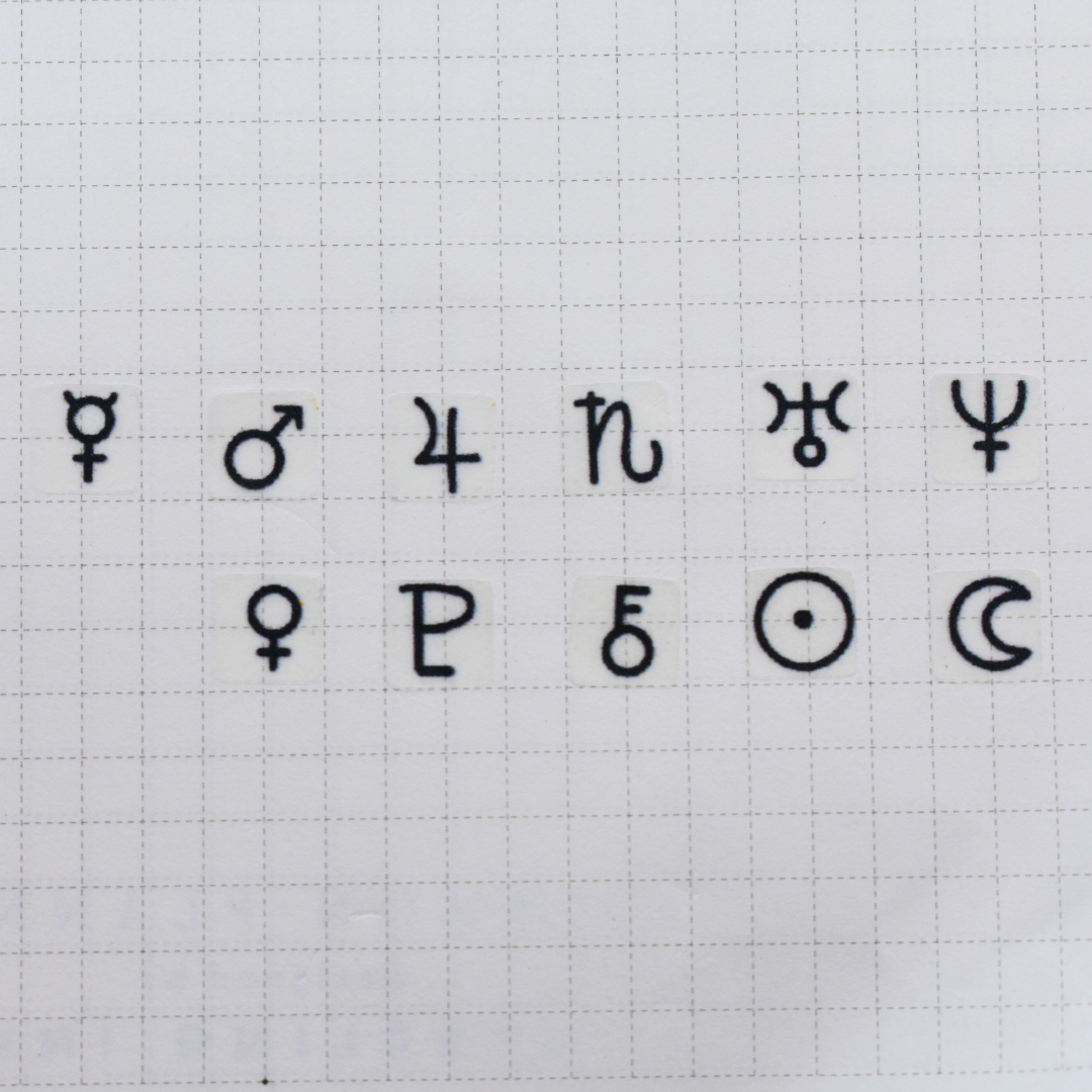 Planet Symbol Buttons