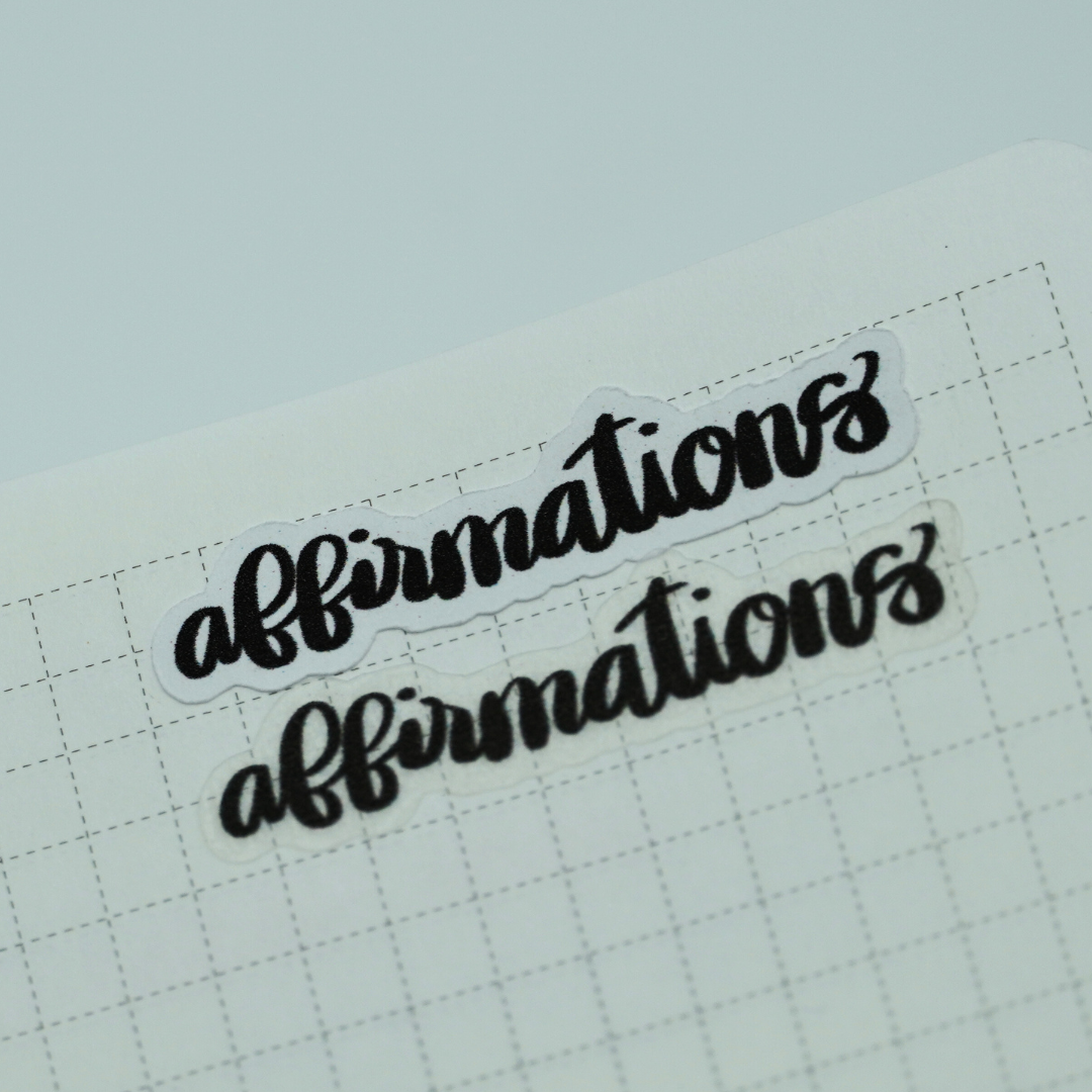 Affirmations - Handlettering