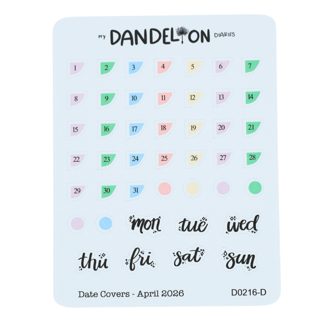 Date Covers - 2026 Collection