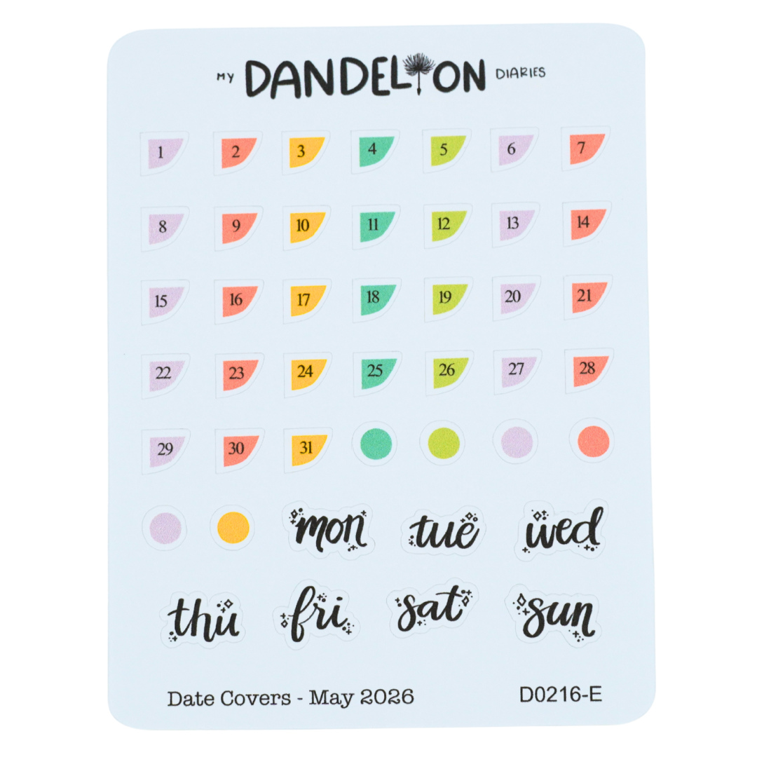 Date Covers - 2026 Collection