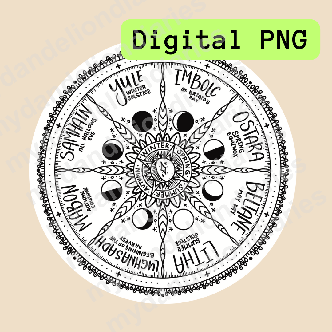 Wheel of the Year -Digital File