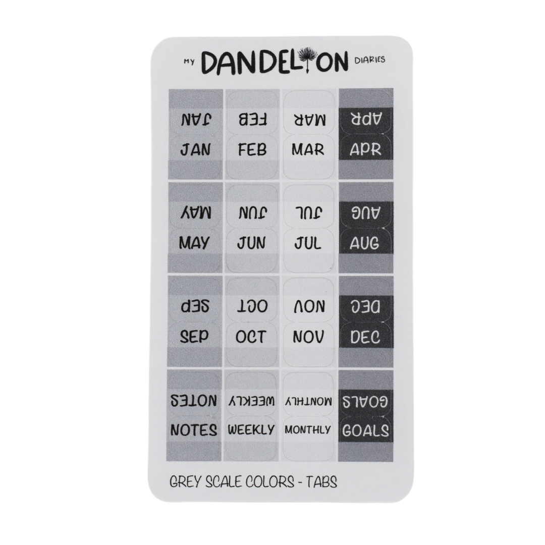 Mini Planner Tabs