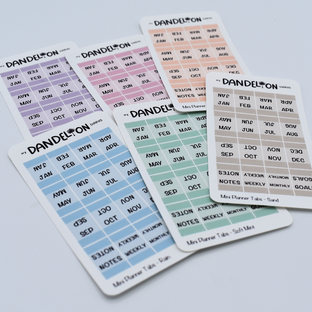 Mini Planner Tabs