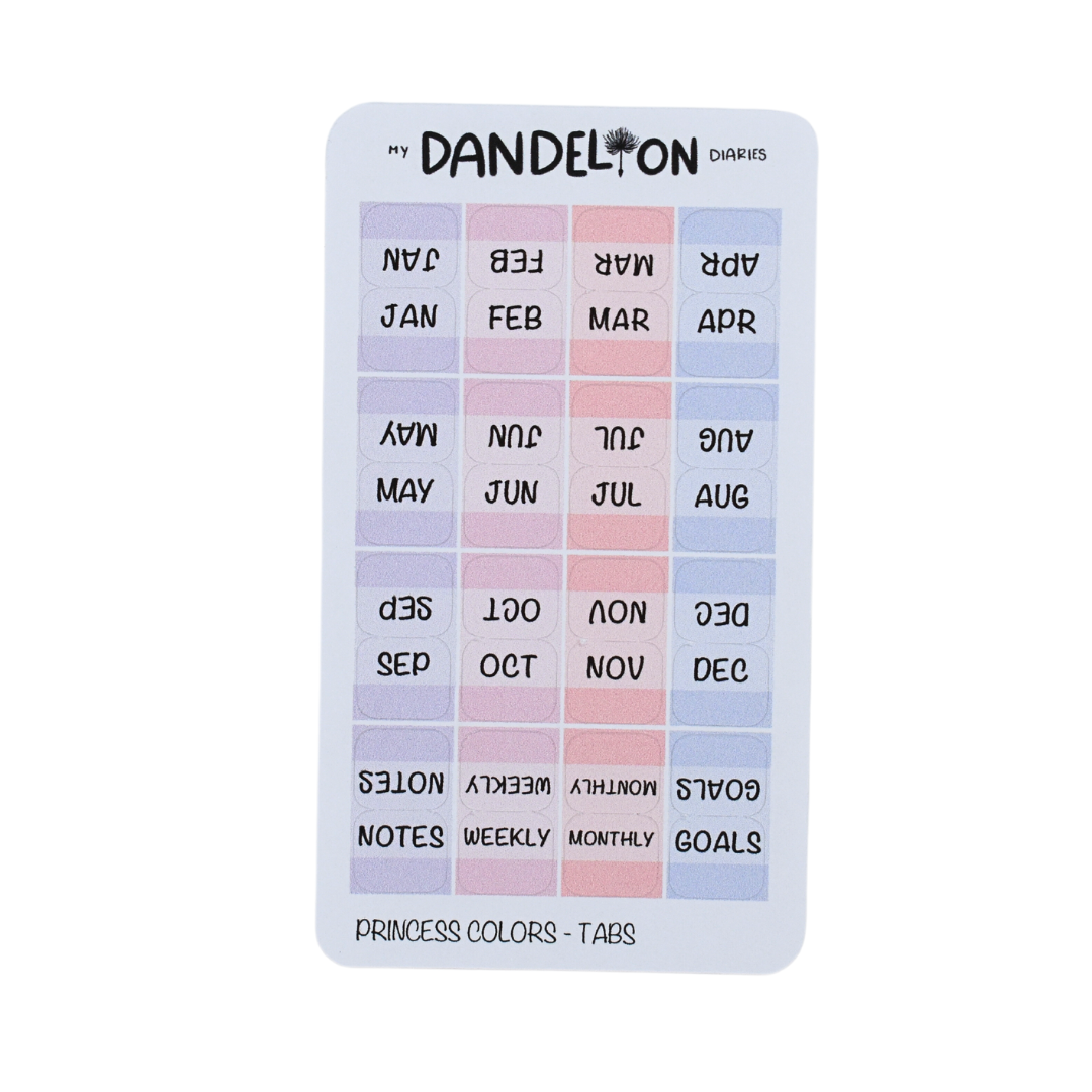 Mini Planner Tabs