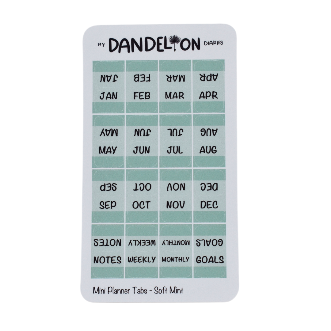 Mini Planner Tabs
