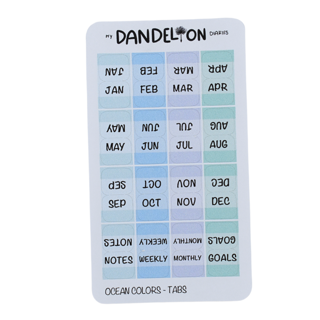 Mini Planner Tabs