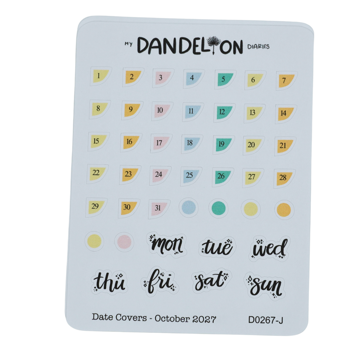 Date Covers - 2027 Collection