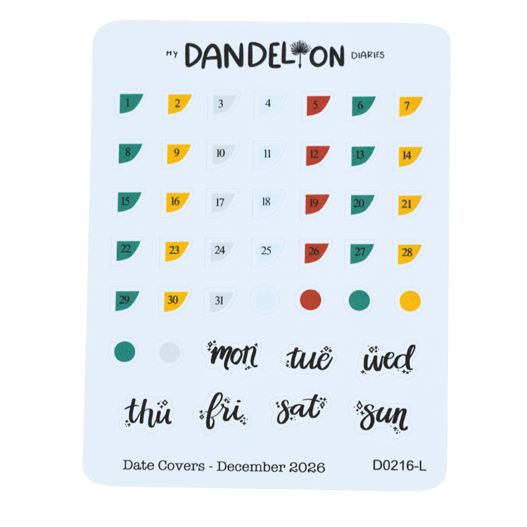 Date Covers - 2026 Collection