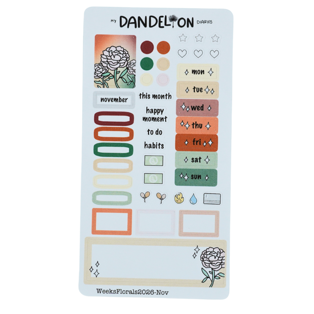 Floral Fantasy - Weeks Monthly Kits (2026 Collection)