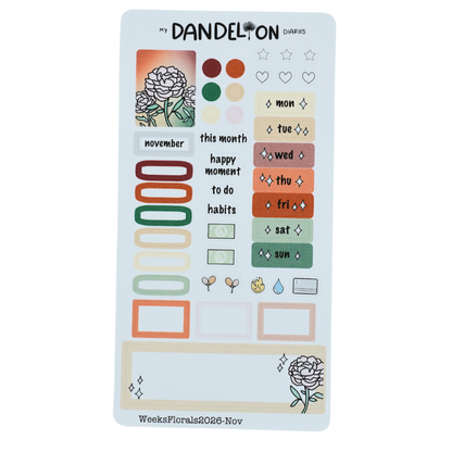 Floral Fantasy - Weeks Monthly Kits (2026 Collection)