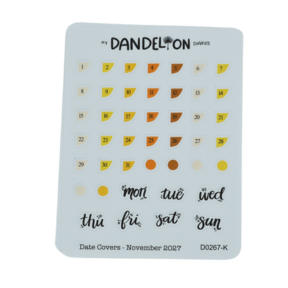 Date Covers - 2027 Collection