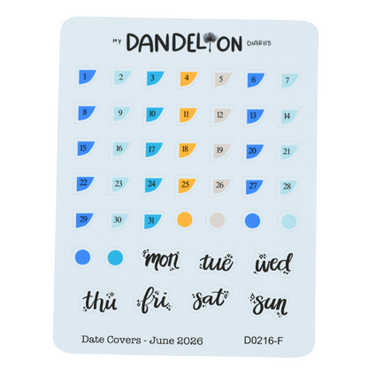 Date Covers - 2026 Collection