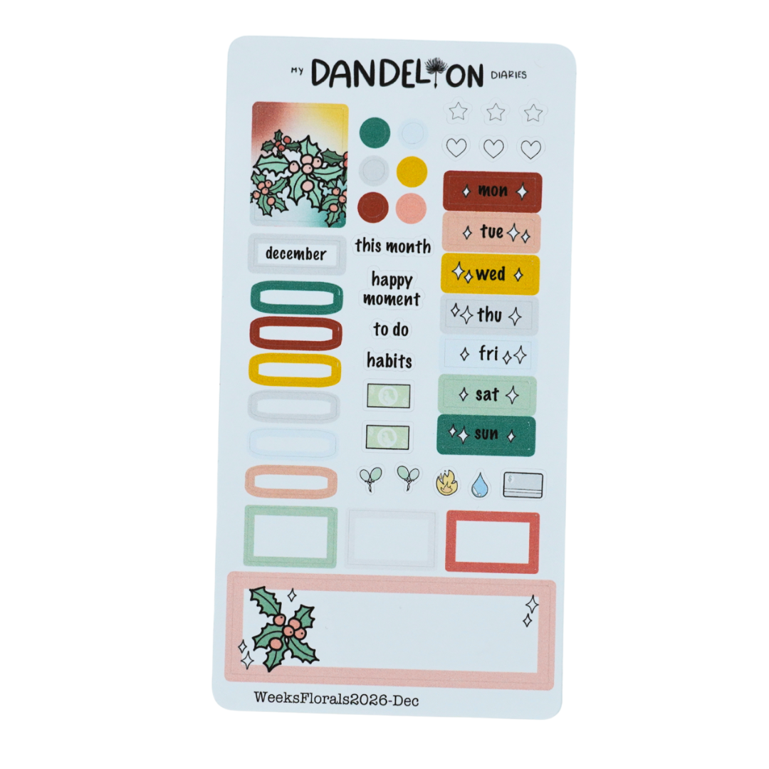 Floral Fantasy - Weeks Monthly Kits (2026 Collection)