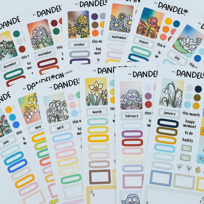 Floral Fantasy - Weeks Monthly Kits (2026 Collection)