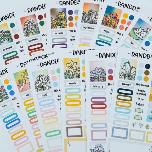 Floral Fantasy - Weeks Monthly Kits (2026 Collection)