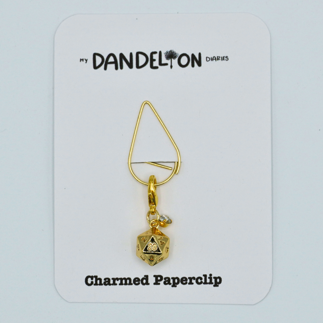 D20 Charmed Paperclip